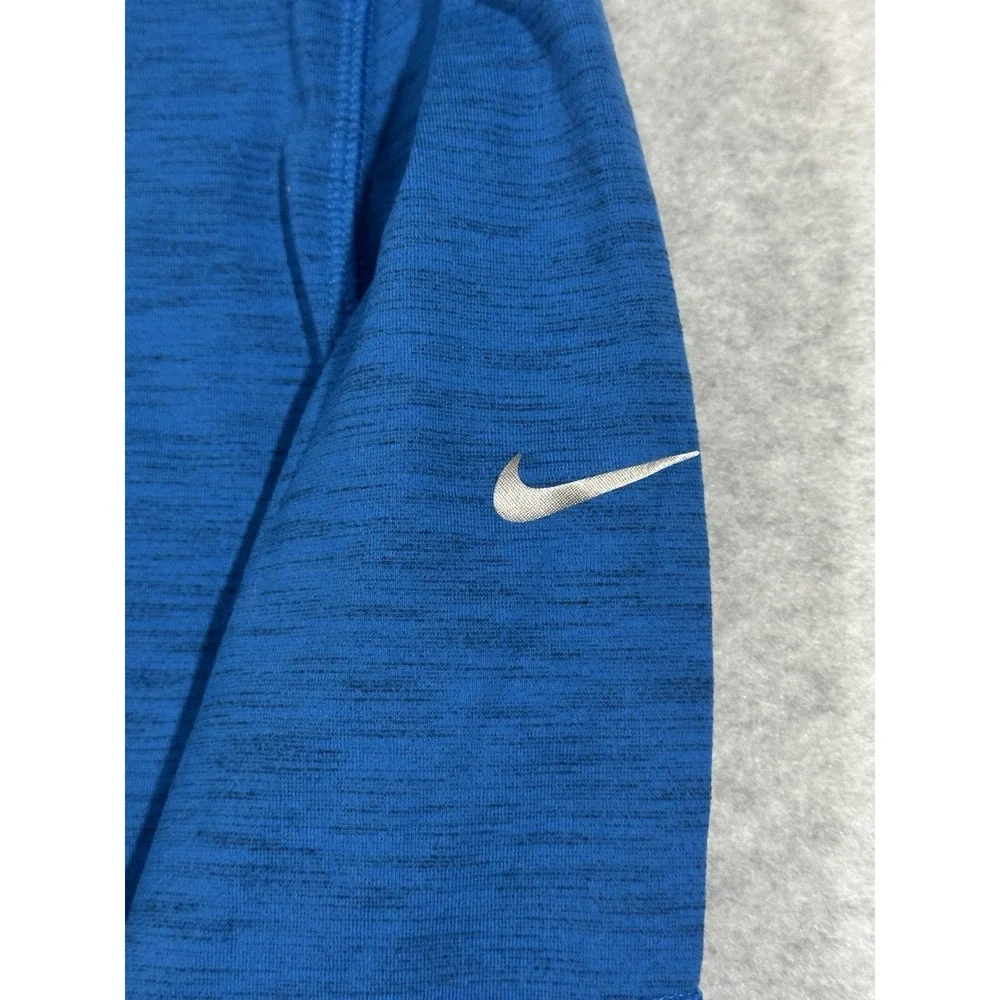 Nike Golf Shirt Men Large Blue Tour Performance Long Sleeve Tee‎ Logo Large